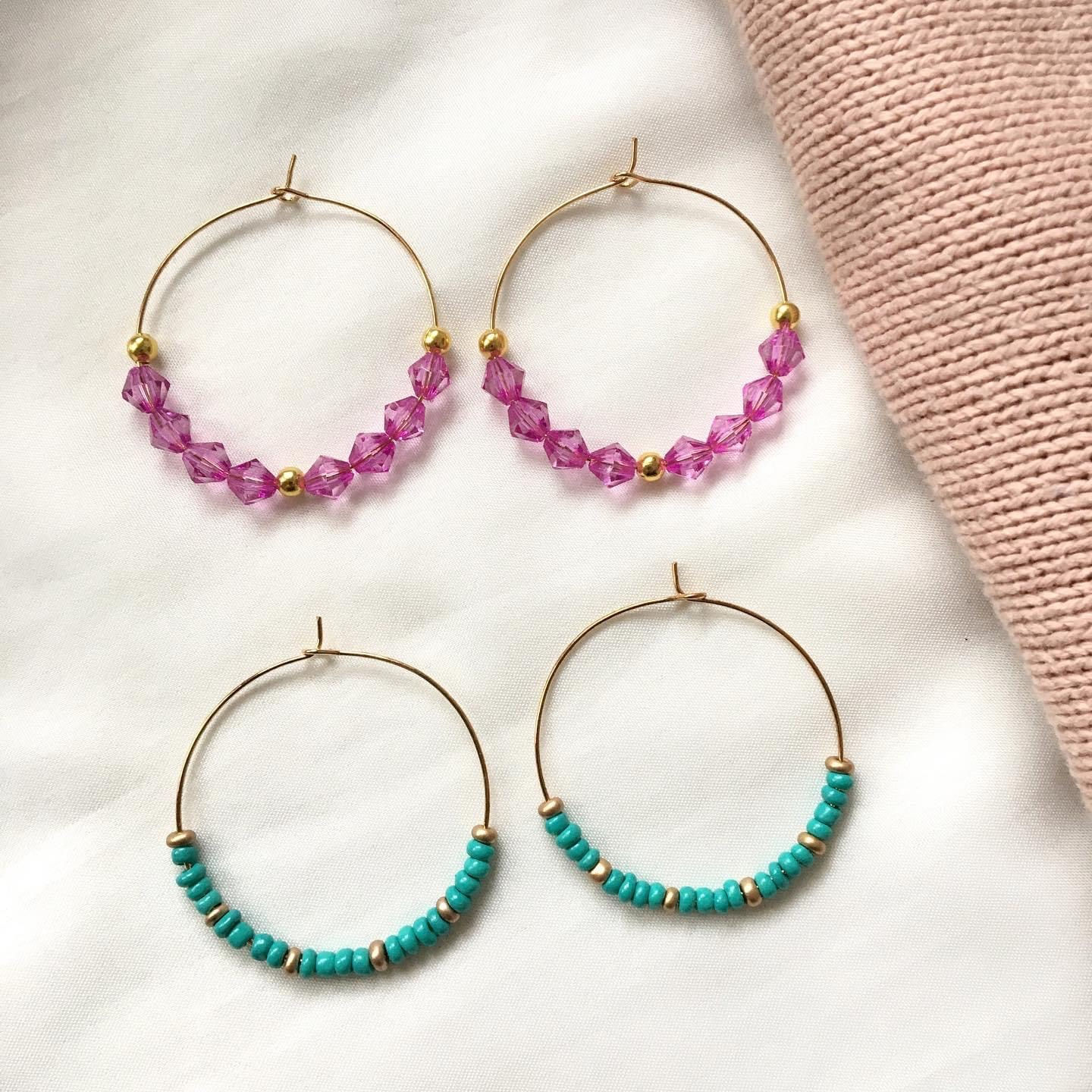 Madelle and Leonie Hoop Earrings