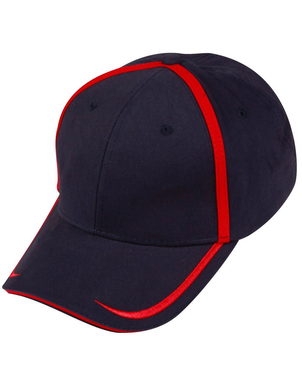 Premium Cotton Twill Contrast Trim Cap