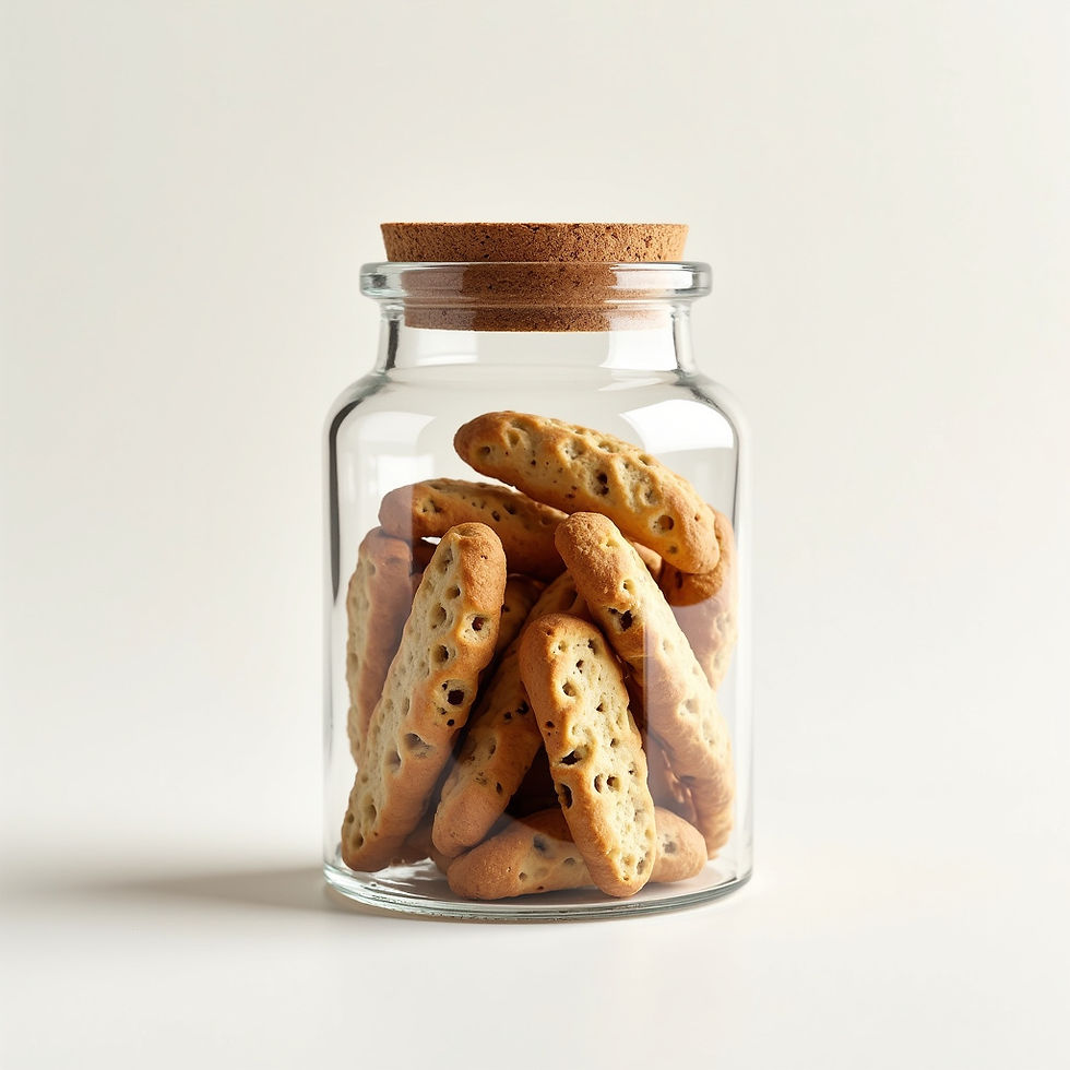 Artisan Biscotti Jar