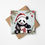 Thumbnail: Cute Happy Panda Christmas Card