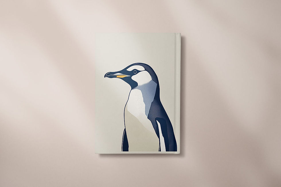 Majestic Penguin A5 Journal