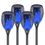 Thumbnail: 4 Pack Solar Lights Outdoor Solar 12 Led Torch Flickering Flame Lights