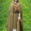 Thumbnail: Wool Hooded Cloak Hibernus Autumn Green