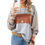 Thumbnail: Womens Long Sleeve Pullover Tops Striped Basice T-shirt
