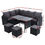 Thumbnail: Gardeon Outdoor Furniture Dining Setting Sofa Set Lounge Wicker 9