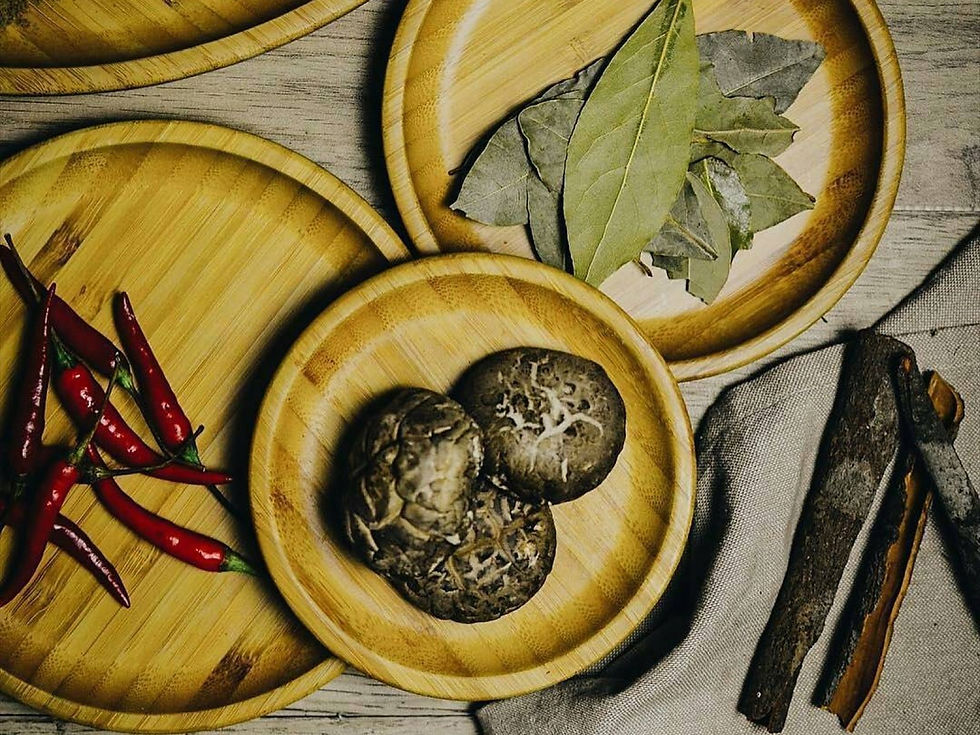 Thumbnail: Bamboo Round Plate 8" inch |For Appetizers / Barbecue / Steak