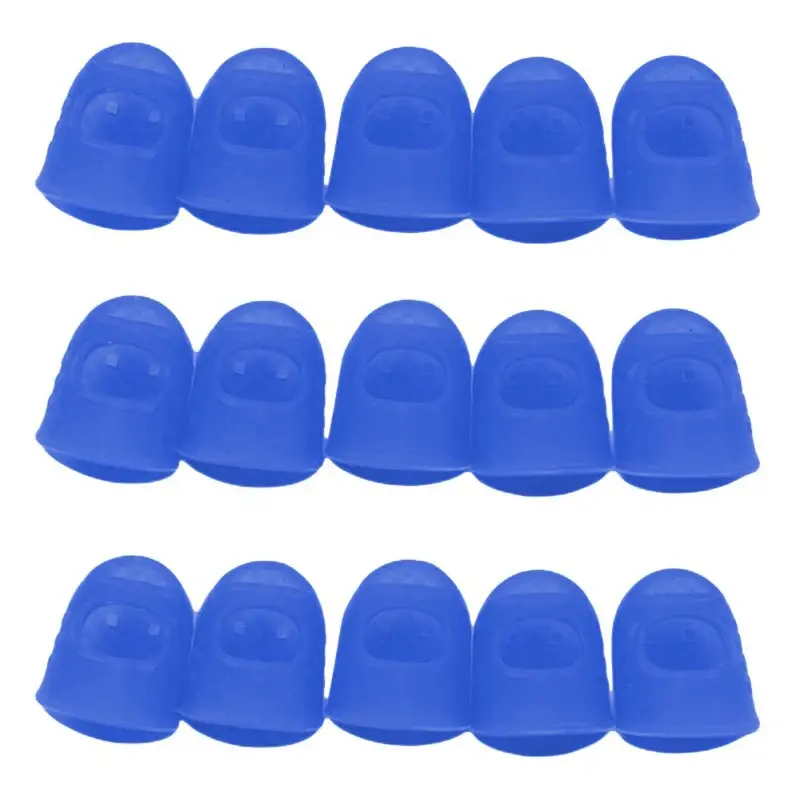 Thumbnail: Sewing Thimble Breathable Protective Silicone Finger Thimble Finger