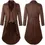 Thumbnail: Mens Black Vintage Tailcoat Jacket Fancy Cool Cosplay Costume Robe