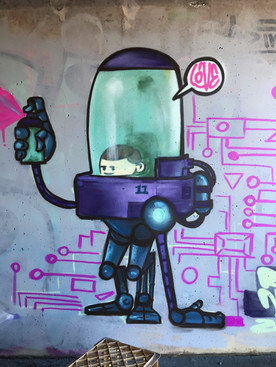 Spraybot character designer and painted by me