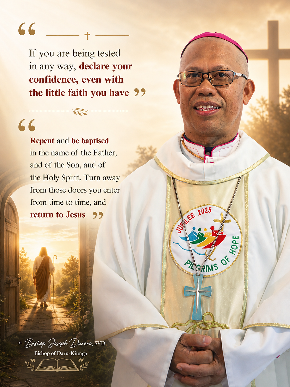 Celebrating Vocational Sunday with His Excellency Bishop Joseph Durero at Holy Rosary Parish