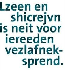 Niet vanzelfsprekend