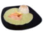 (91) Lachsfilet an Broccolicreme