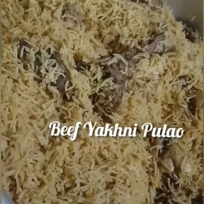 Masalaydaar Beef Yakhni Pulao 