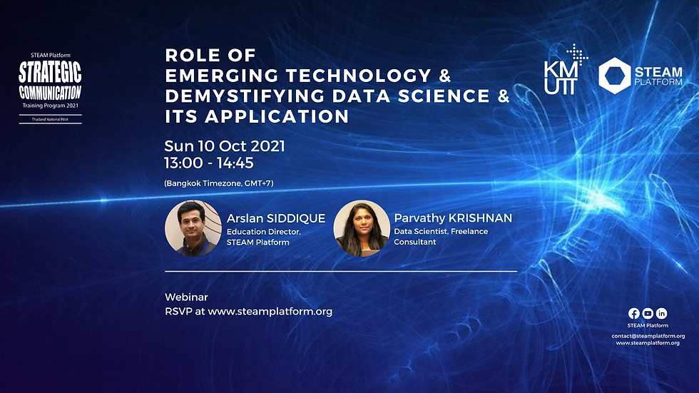 Role of Emerging technology & Demystifying Data Science & its application