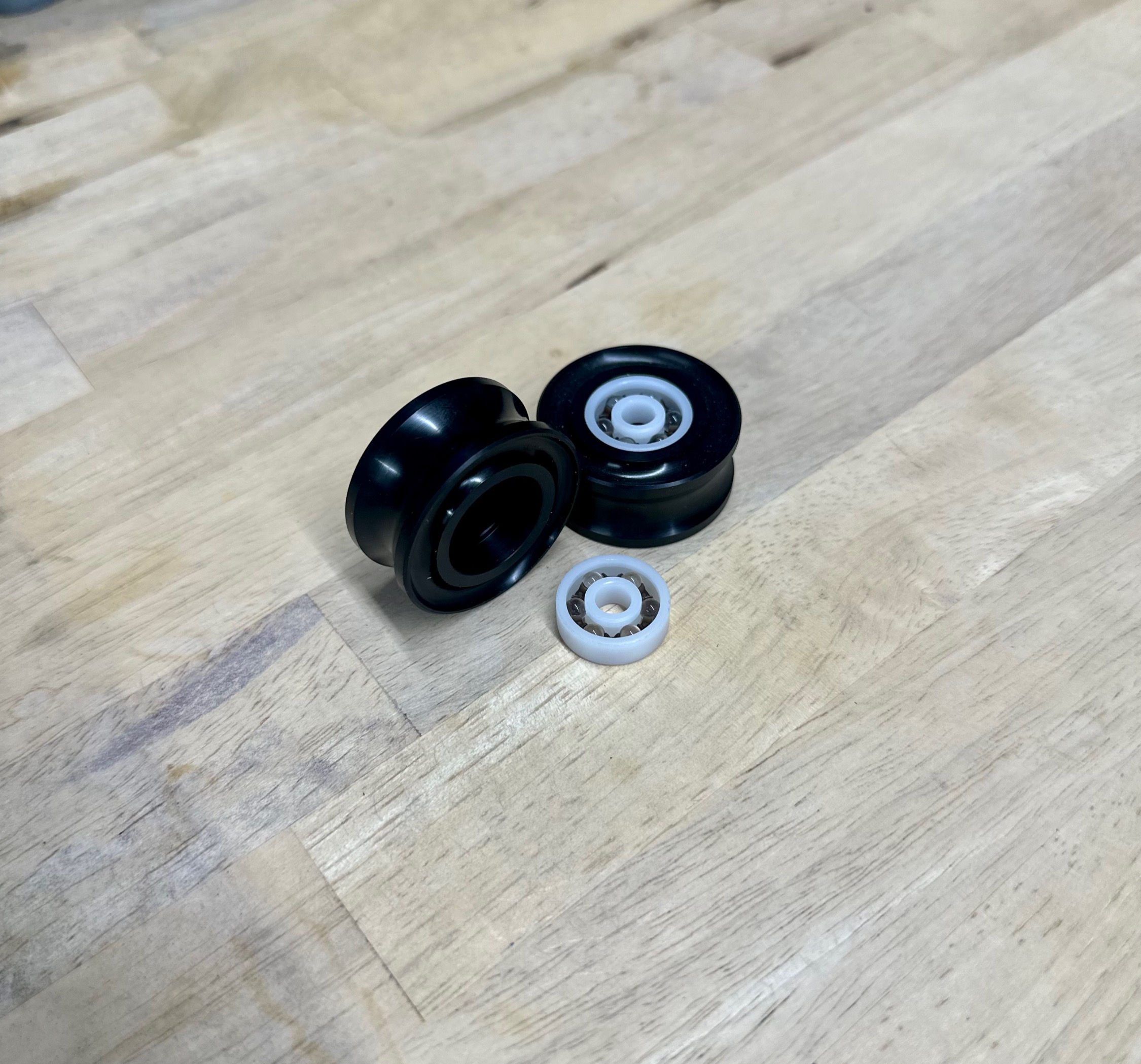 Roller Wheels w/ Bearings | 30mm x 15.5mm
