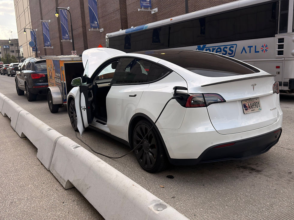 Mobile EV Charging for Tesla Model Y at Georgia State University in Atlanta