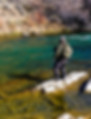 Man fly fishing on the San Juan Rive