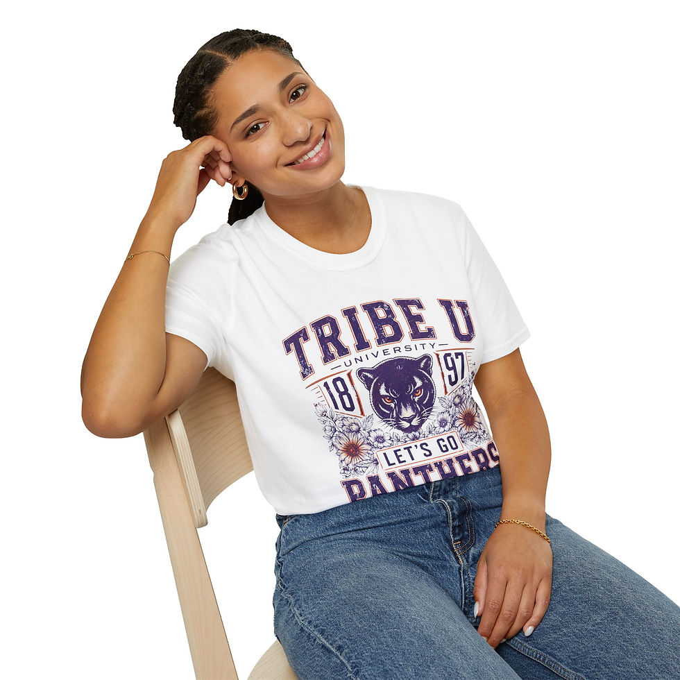Thumbnail: Panthers Tribe U Vintage T‑Shirt -"Let’s Go Panthers" College Mascot Tee