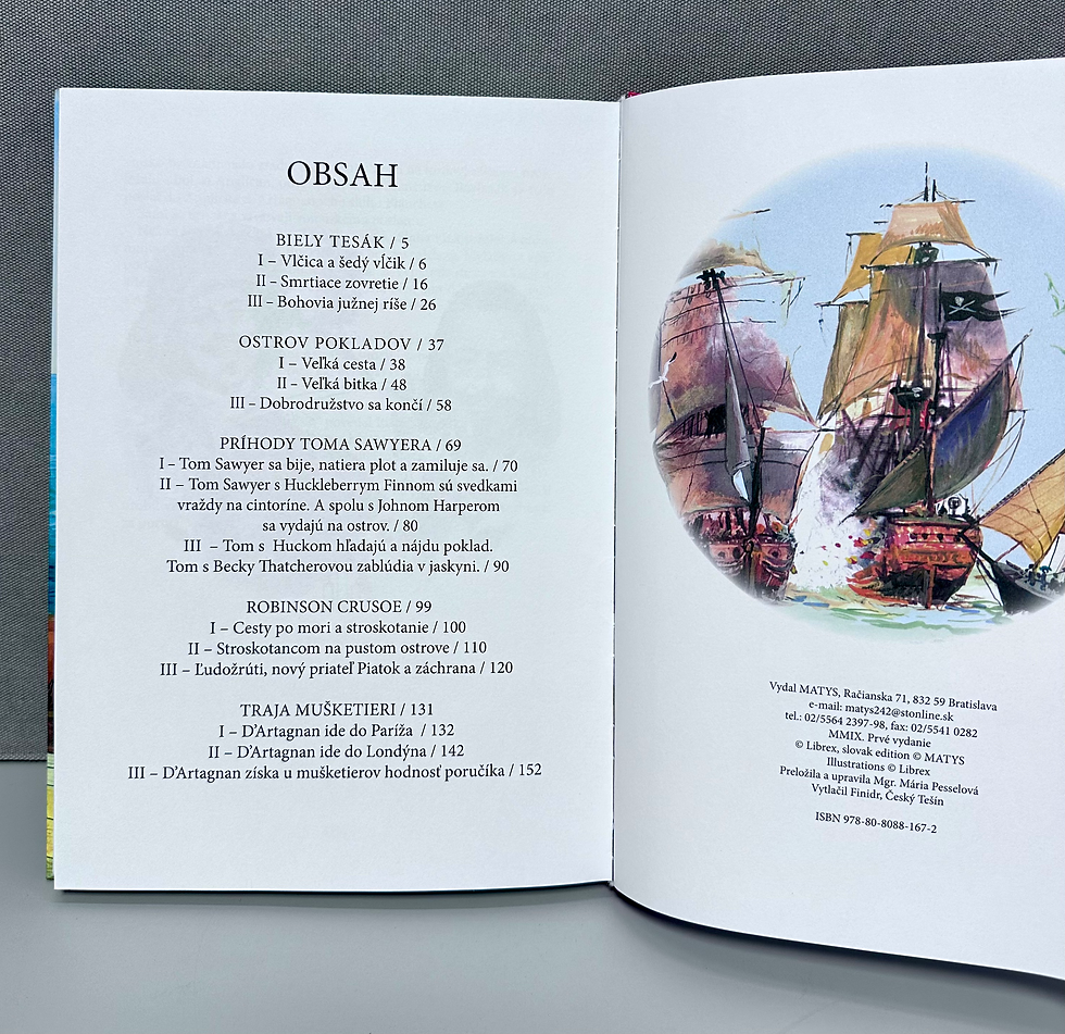 Miniatúra: Zlatá kniha dobrodružných príbehov