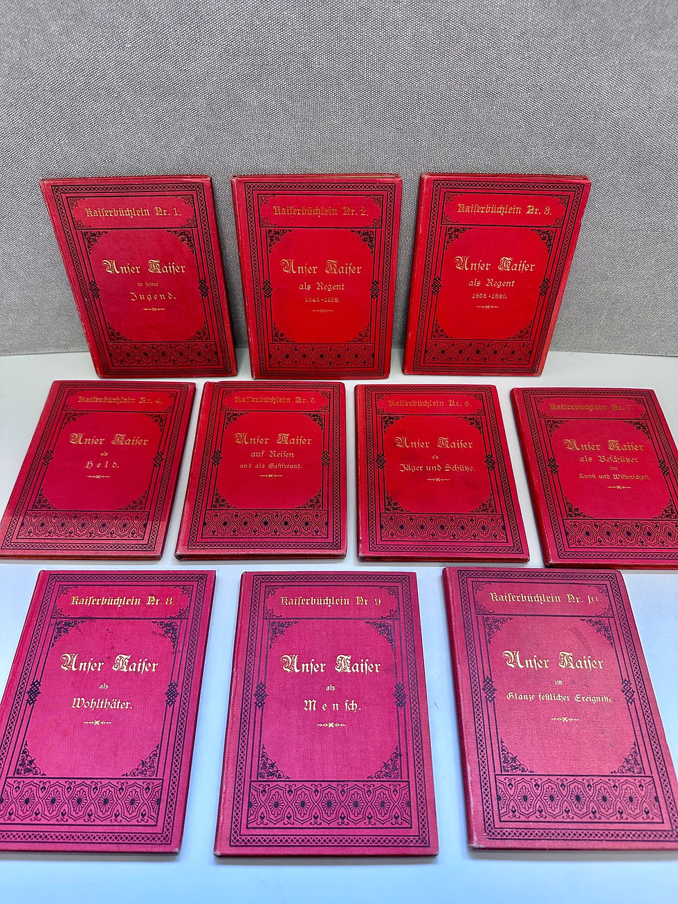 Miniatúra: Kaiserbüchlein: Unser Kaiser 1. - 10.