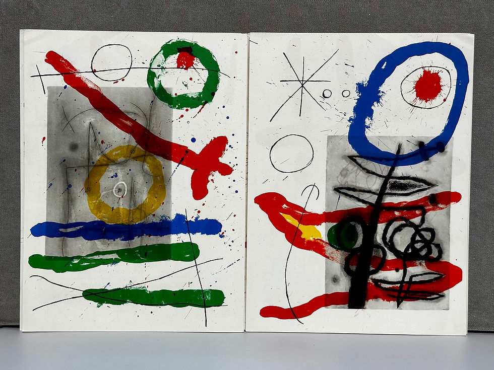 Miniatúra: Les Peintures Sur Carton De Miro