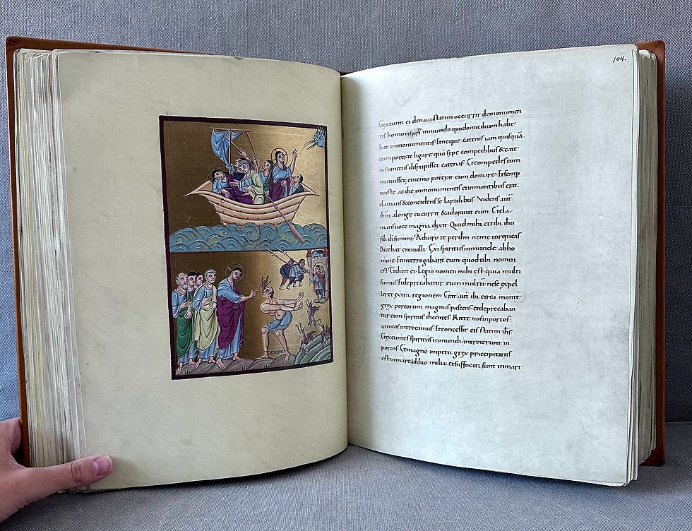 Miniatúra: Faksimile Das Evangeliar Ottos III.