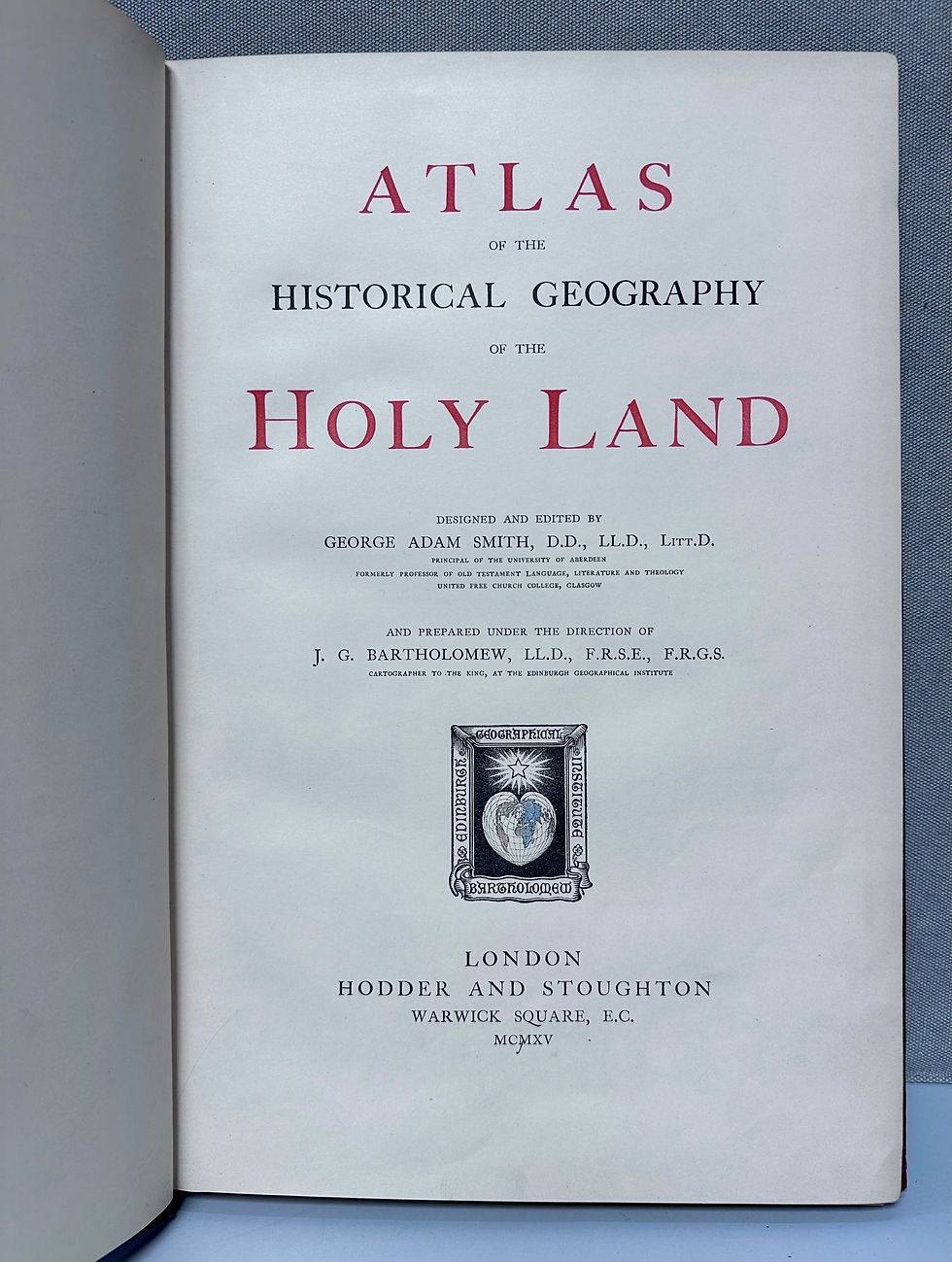 Miniatúra: Atlas of the Historical Geography of the Holy Land