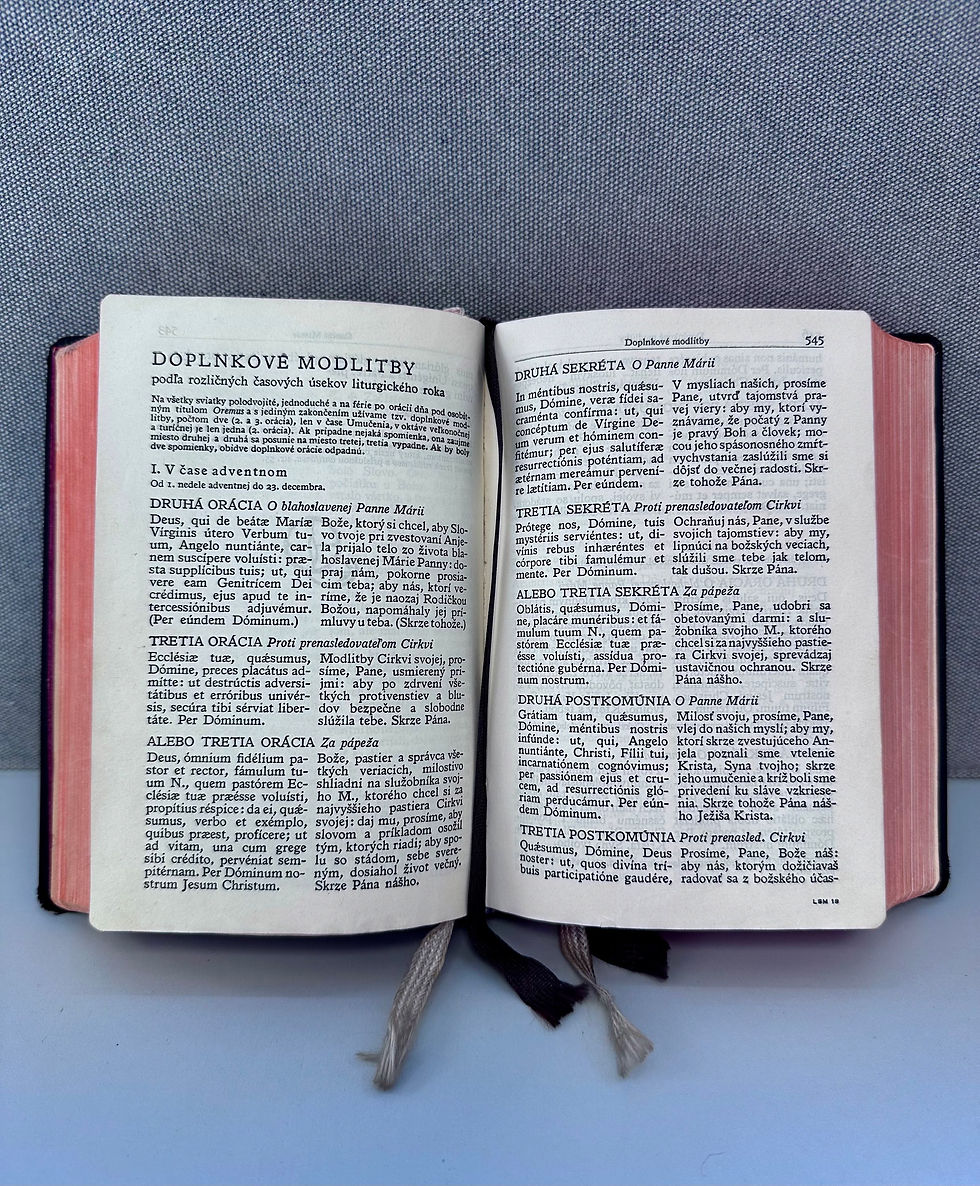 Miniatúra: Misál Latinsko-Slovenský