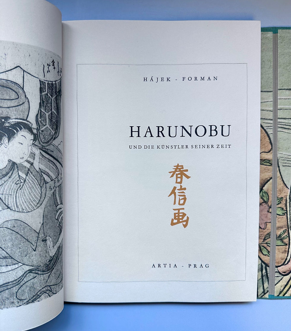 Miniatúra: Harunobu und Die Künstler Seiner Zeit