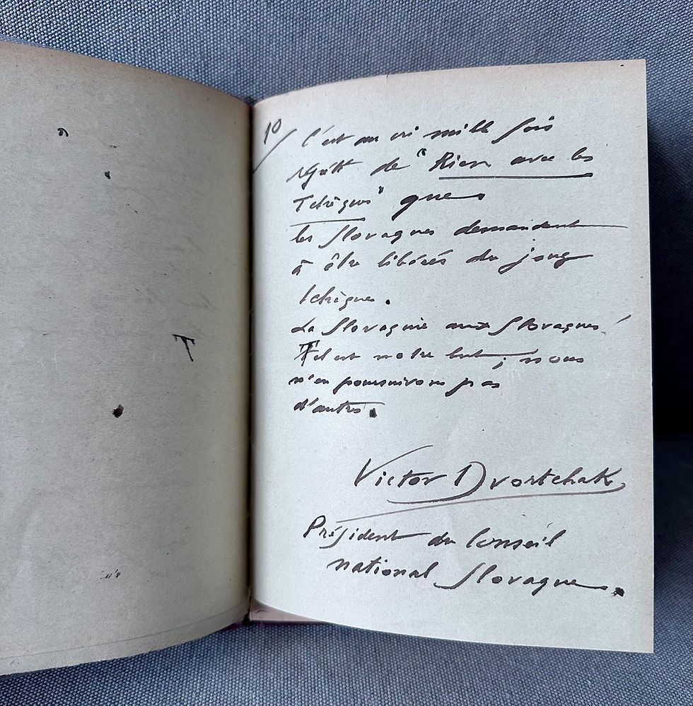 Miniatúra: Viktor Dvorčák: Únos Slovenska / Le Rapt De La Slovaquie