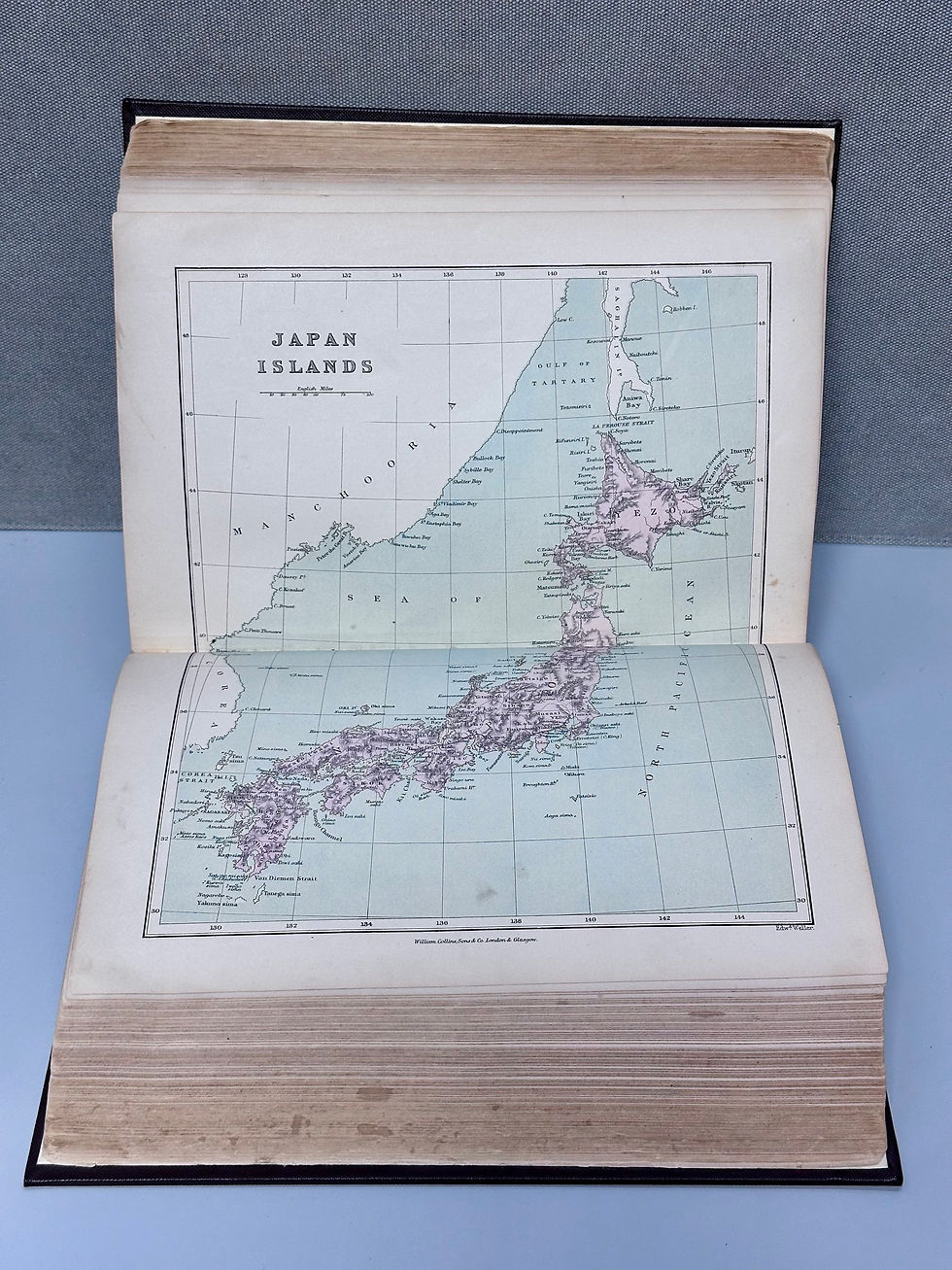 Miniatúra: The Library Atlas: One Hundred Modern, Historical and Classical Maps Collier