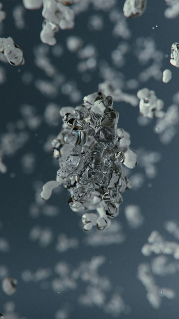 Liquid simulation animation, logo animation, CG liquid,