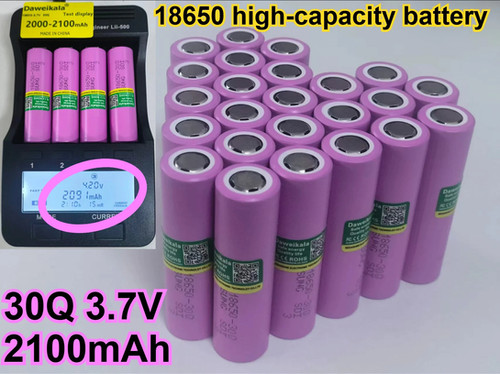 Daweikala 18650 30Q 3.7V 2100mAh Rechargeable Battery (2025 Model