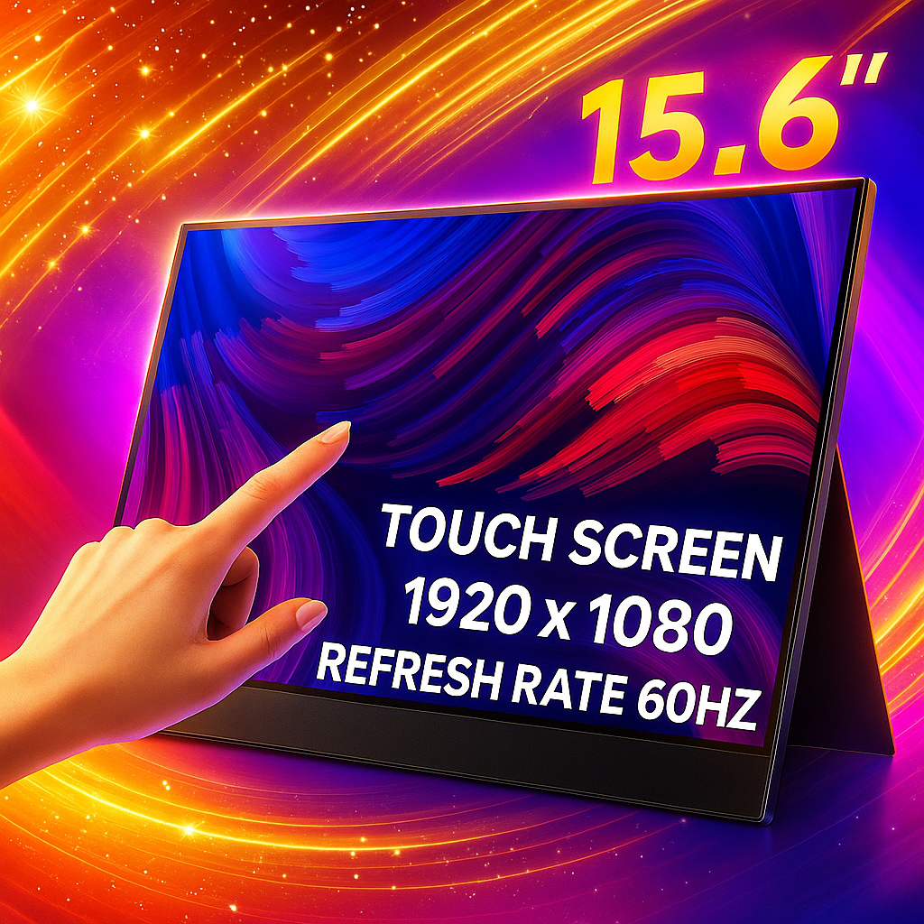 Lumiview T15 Portable Touchscreen Monitor – 15.6" Full HD IPS