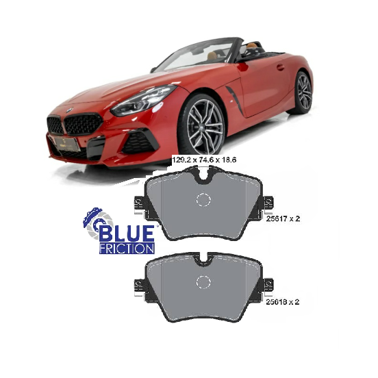 Pastilhas de Freio Dianteiro BMW Z4 20i 30i Roadster 2019 à 2025