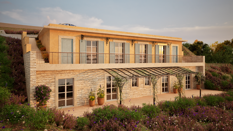 Rénovation mas provençal luxe contemporain