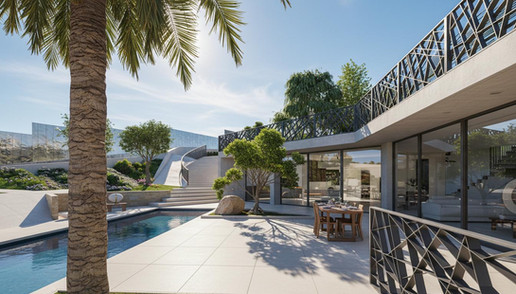 Villa de luxe avec piscine et jardin paysager