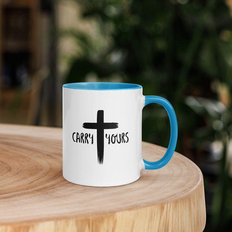 Thumbnail: Carry Your Cross Mug with Color Inside