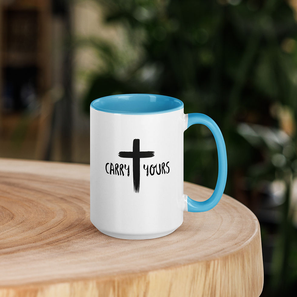 Thumbnail: Carry Your Cross Mug with Color Inside