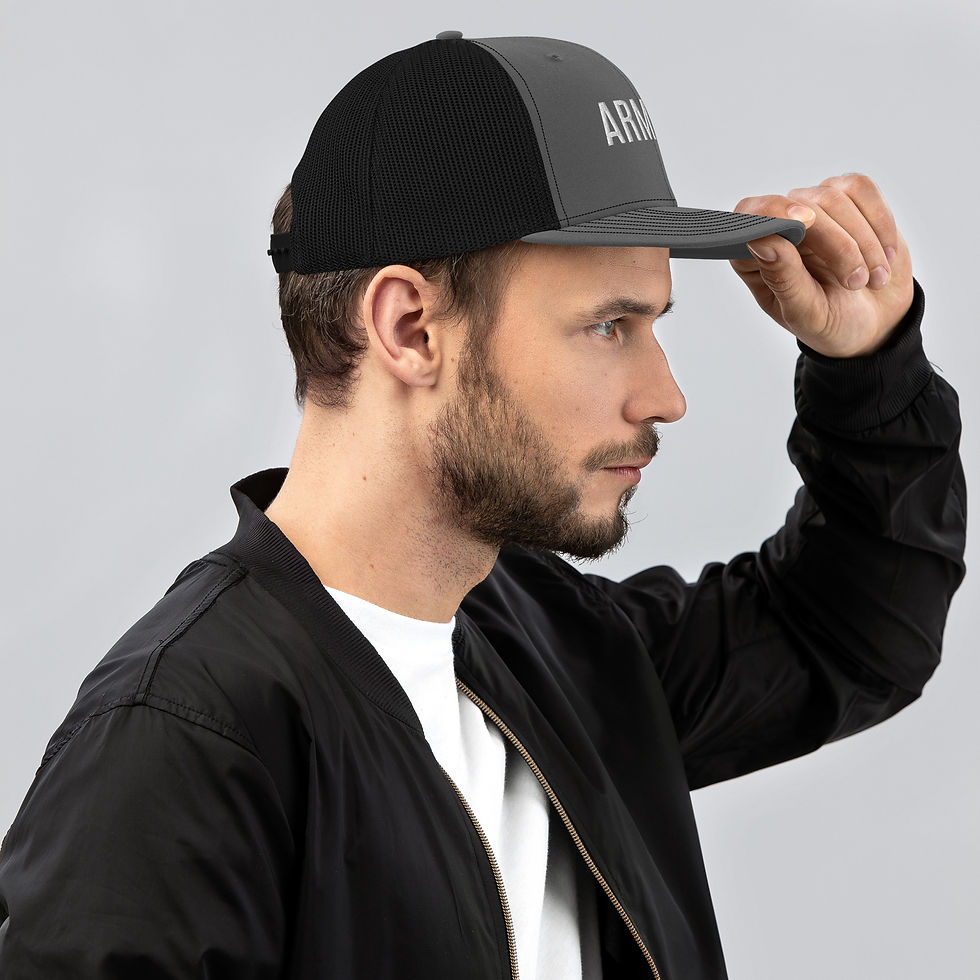 Thumbnail: Armor Up EPH 6:13 (dual color lettering) Trucker Cap