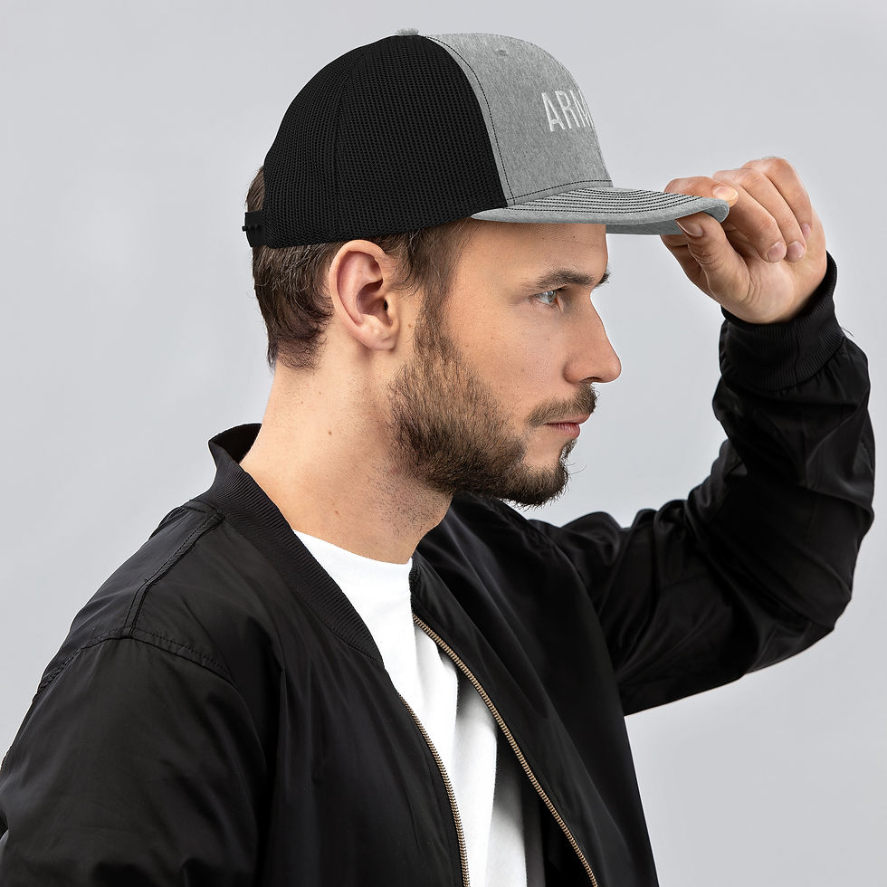 Thumbnail: Armor Up EPH 6:13 (dual color lettering) Trucker Cap