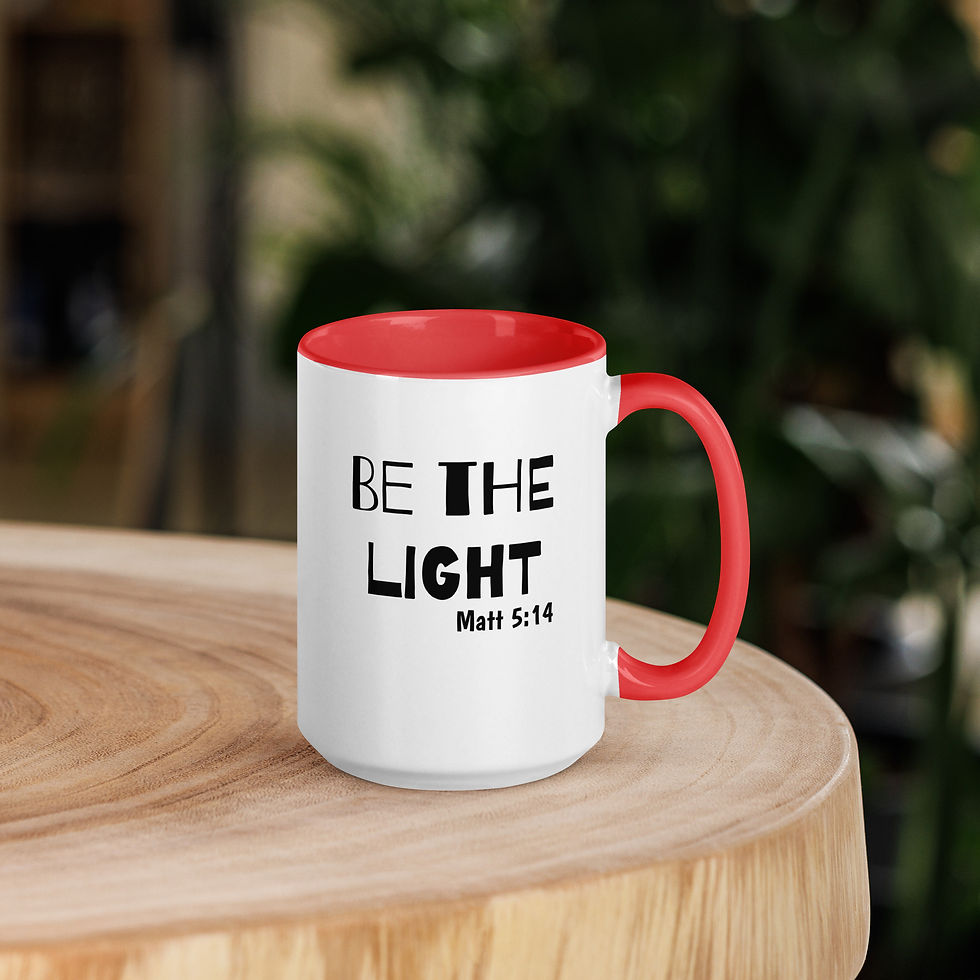 Thumbnail: Be the Light Matt 5:14 w/ Logo Mug with Color Inside