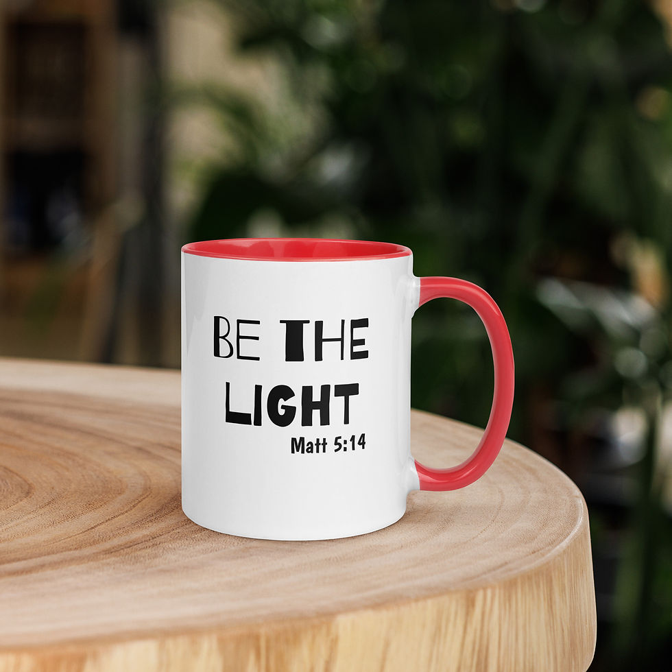 Thumbnail: Be the Light Matt 5:14 w/ Logo Mug with Color Inside