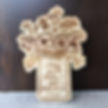 Thumbnail: Personalized Wooden Card - Flower Jar