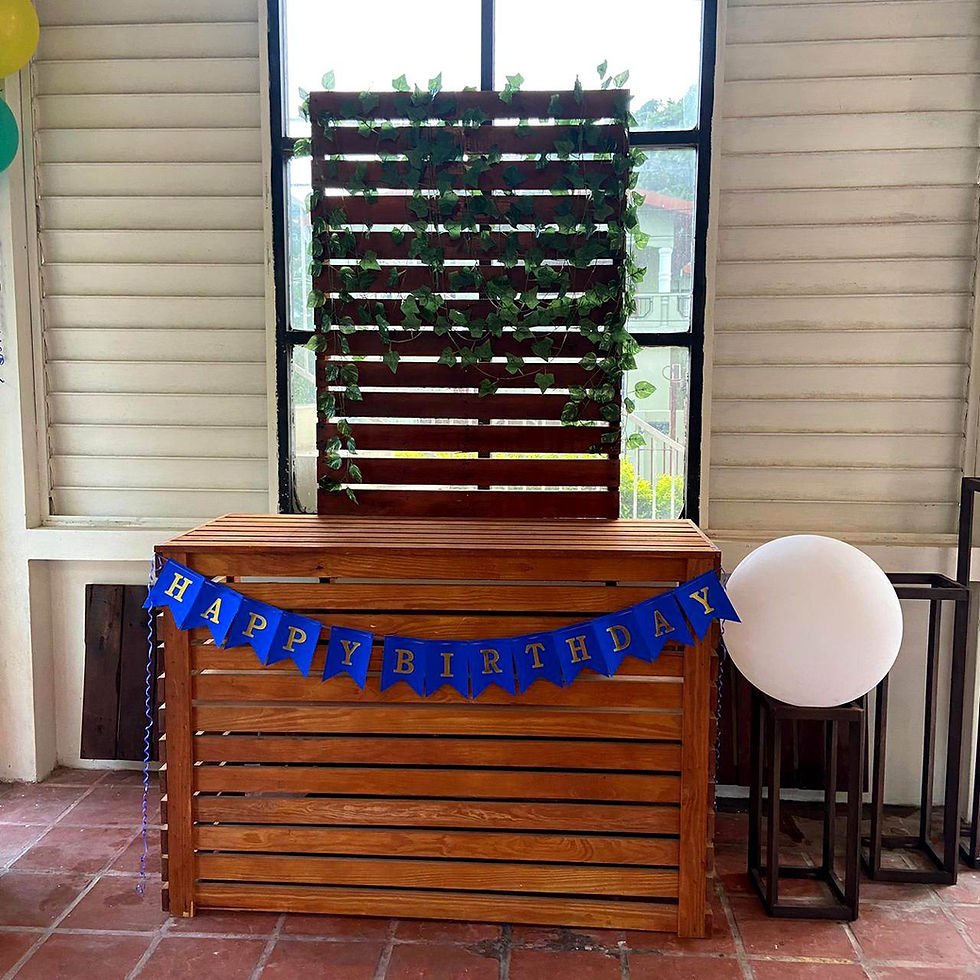Rental - Rustic Wooden Bar