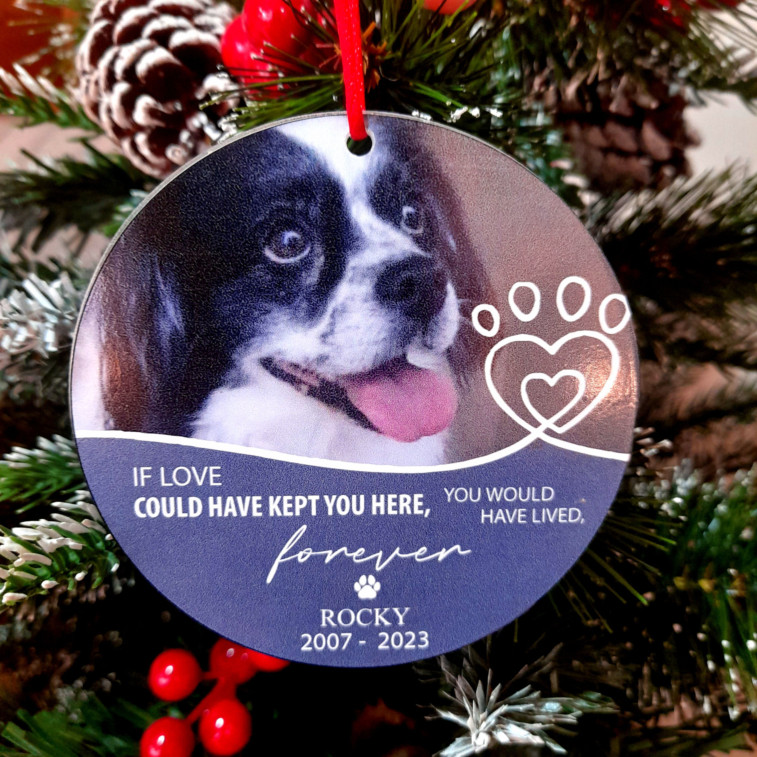Personalized Acrylic Ornament - Pet Memorial