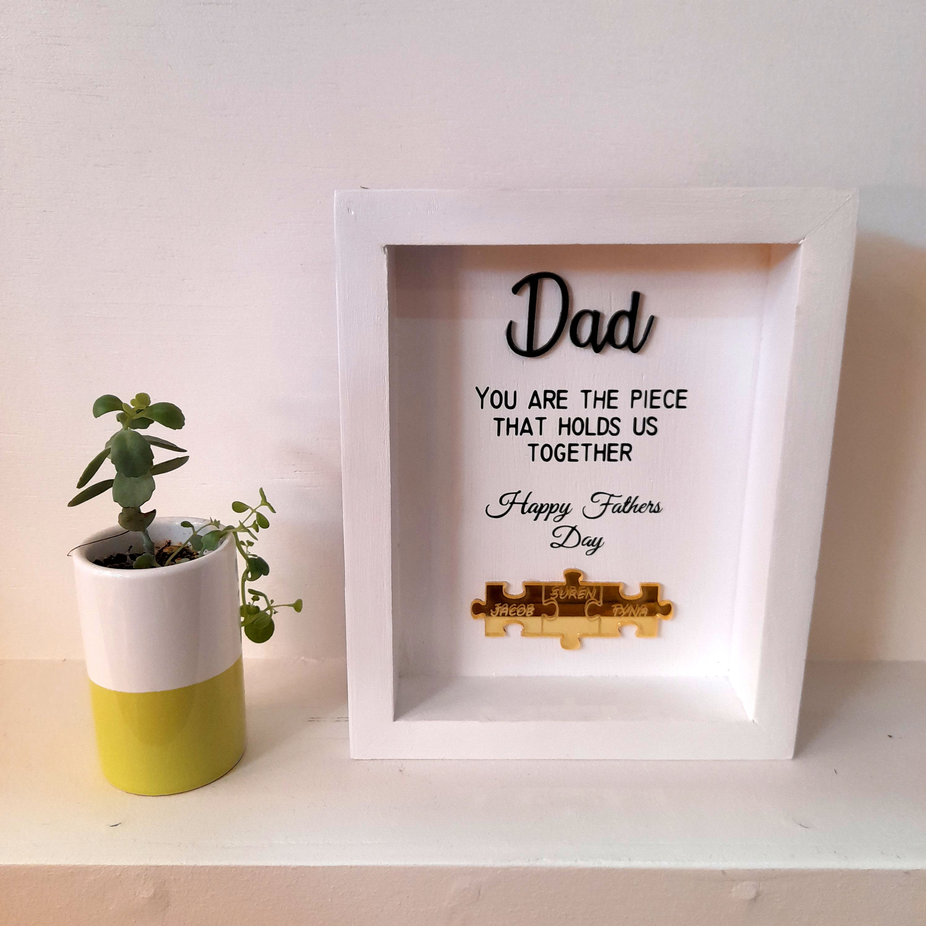 Personalized Family Puzzle - Mirror Gold
