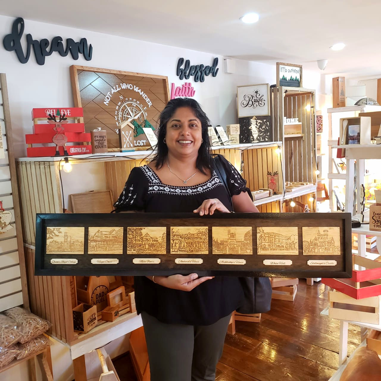 The Magnificent Seven – Engraved Wooden Keepsake