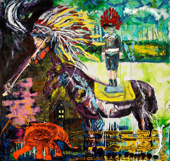 NIEBO Orsten Groom Tableau Painting