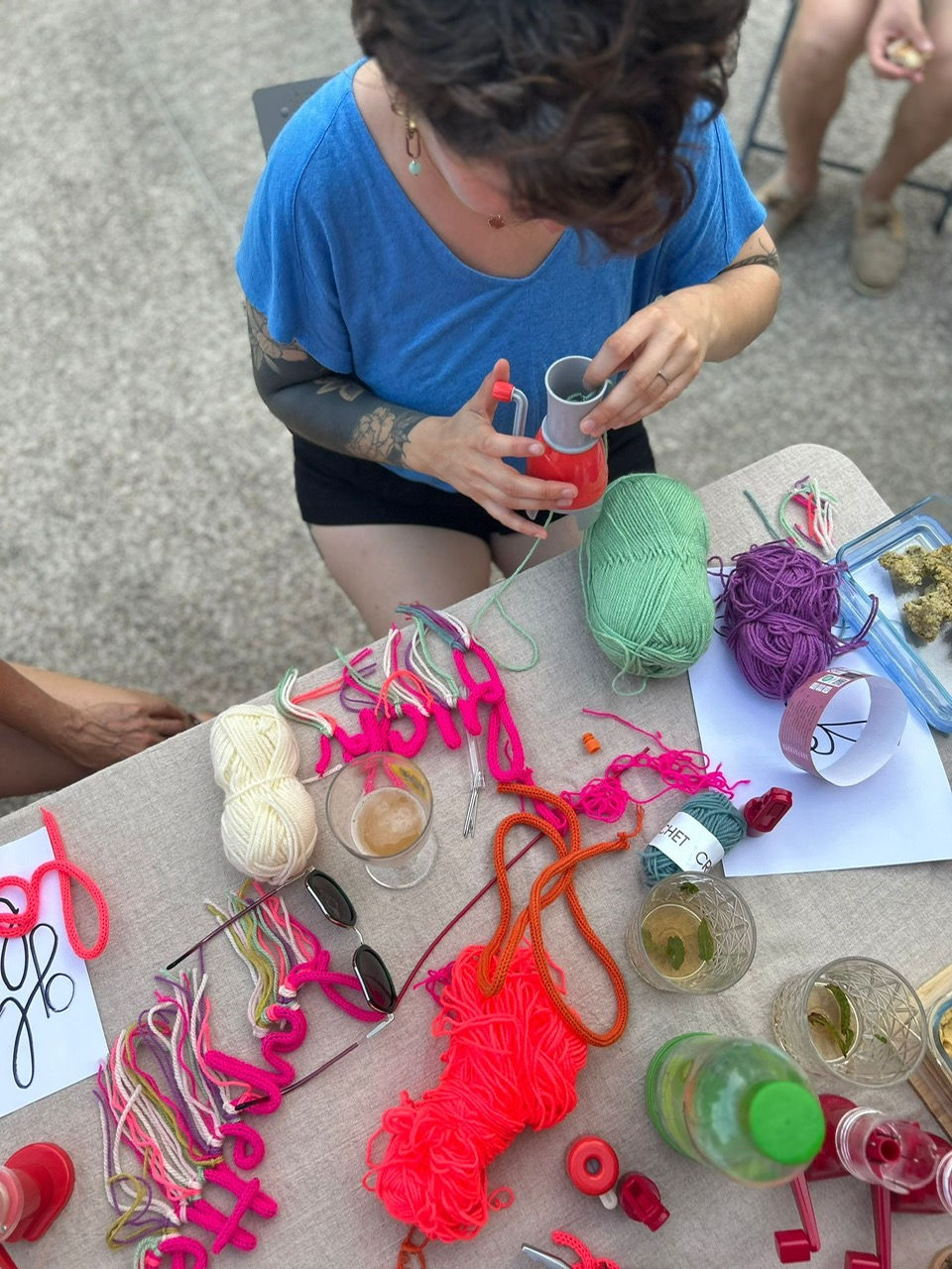 Atelier - Tricote ton bouquet de fleurs